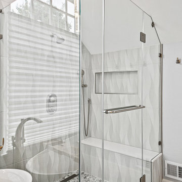 Transitional Primary Bathroom Remodel Centreville, VA