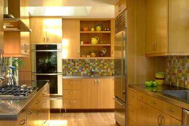 Inspiration for a craftsman kitchen remodel in Los Angeles
