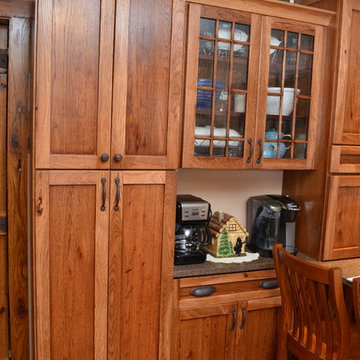 Wheatfield, IN. Haas Cabinetry Hickory Kitchen