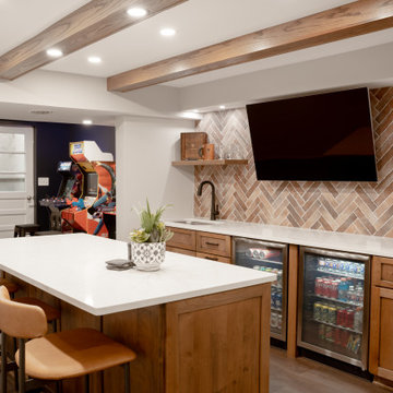 Warm & Inviting Basement in Towson, MD