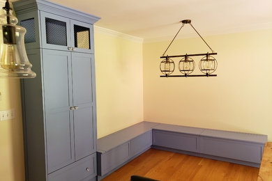 Example of a trendy home design design in New York