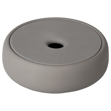 Sono Bathroom Storage Canister, Taupe