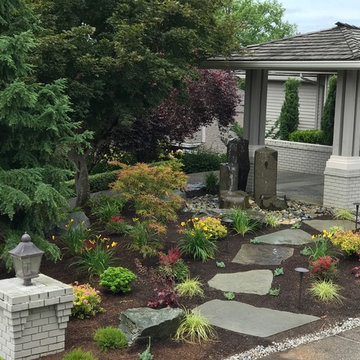 After Landscape Renovation: Front Entry Outdoor Experience
