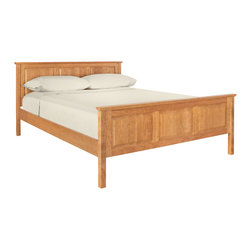 New England Shaker Raised Panel Bed - Panel Beds
