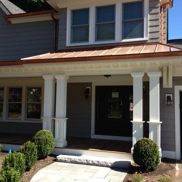 Salisbury St.: Copper Roof New Front Porch