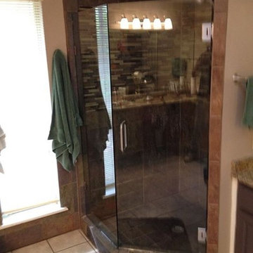 custom bathrooms before and after