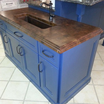Wood Countertops with Sinks - It's WATERPROOF!