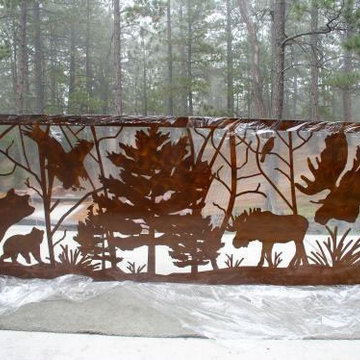 Loft & Balcony Railing with Rust Powder Coating