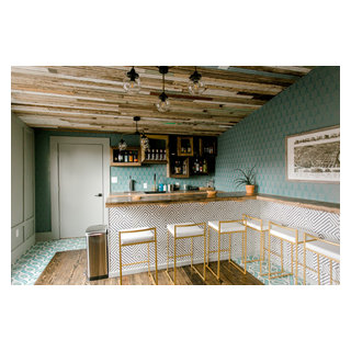Mid-Century Modern Bar Design - Midcentury - Home Bar - Dallas - by 6th ...