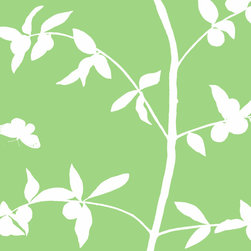 Jenny Simple kumquat in leaf - Wallpaper