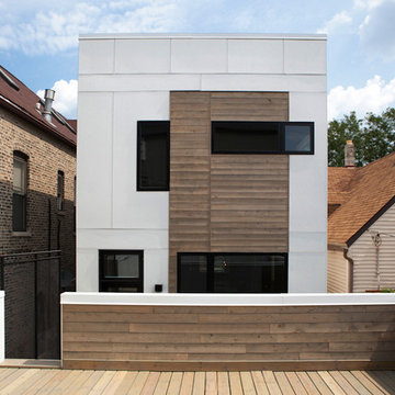 Rear Facade from Garage Roof Deck
