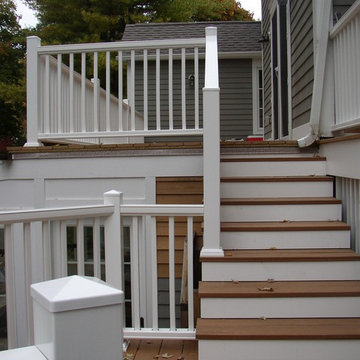 Multi Level Trex Deck & Artisan Railings - Bernardsville NJ