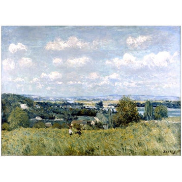 Alfred Sisley Valley of the Seine at Saint-Cloud Wall Decal Print