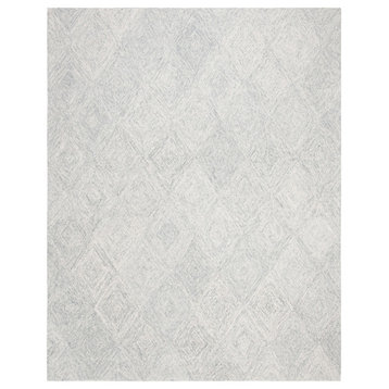 Safavieh Abstract Collection ABT767 Rug, Silver, 8'x10'