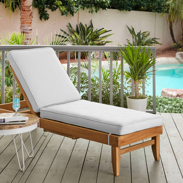 Sorra Home Sunbrella Outdoor Chaise Lounge Cushion