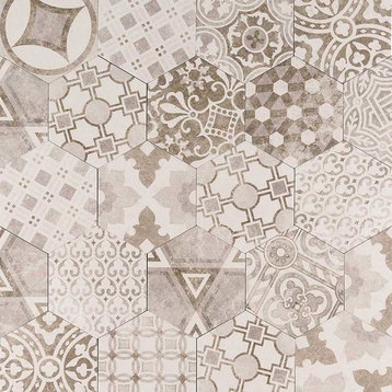 Kenzzi Mixana Hexagon Matte Mosaic, Sample