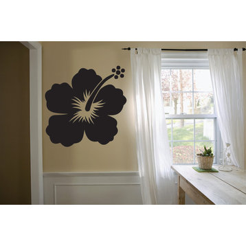 Decal, Hibiscus Flower Plant, 20x30"