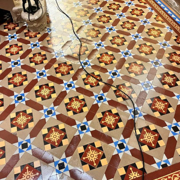 Restoring the Beauty of a Victorian Tiled Floor at Loftus Town Hall