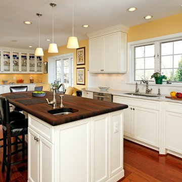 Bright, Cozy, Comfortable French Country Kitchen