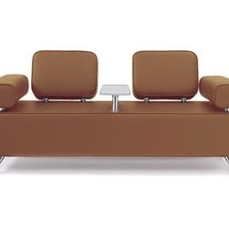 Pod 2-Seater Sofa With Center Table by Dauphin - Sofas
