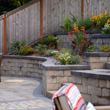 Sloped Backyard Relaxing Hideaway