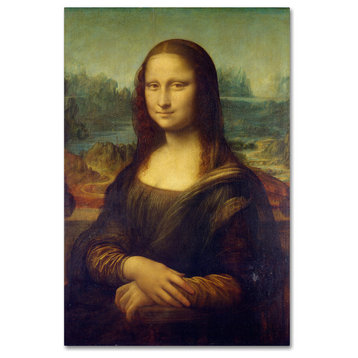Da Vinci 'Mona Lisa' Canvas Art, 24 x 16