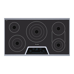 Thermador Deluxe 36" Smoothtop Electric Cooktop, Stainless Steel | CET366FS - Cooktops