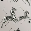 Zebras Wallpaper, Silver