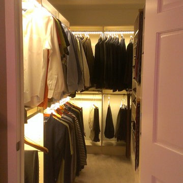 Lighted Closet Makeover