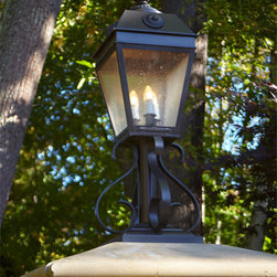 French Chateau Style Exterior Lighting - Post Lights