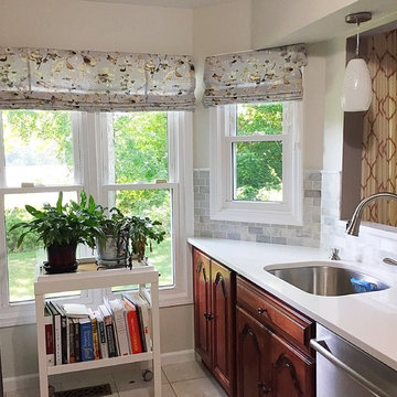 Smith & Noble window treatments designed by Kristen Wall