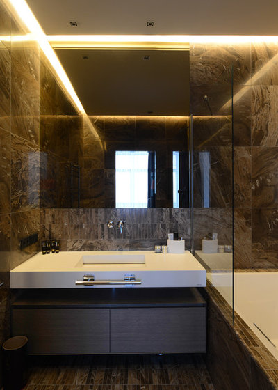 Современный Ванная комната by Dacha-buro