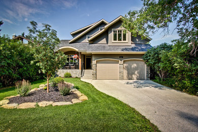Transitional exterior home photo in Calgary