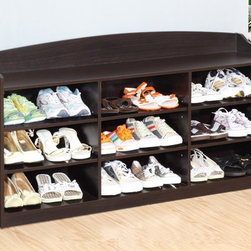 Contemporary Coffee Bean Shoe Cabinet - Home Decor
