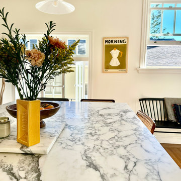 Newly remodelled kitchen island