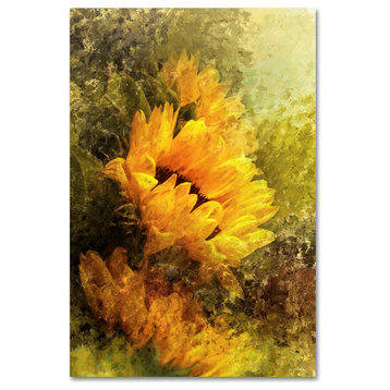 Jai Johnson 'Impressionist Sunflowers' Canvas Art, 19 x 12