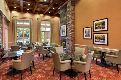 Dining room - traditional dining room idea in Omaha