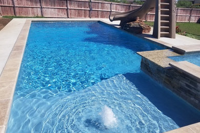 Trendy pool photo in Austin