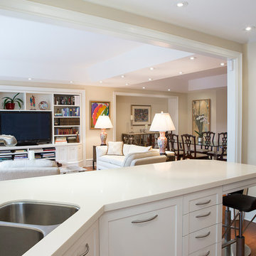 Cloud white downtown condo