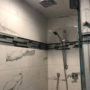 Shower alcove - Completed Guilford CT Master Bathroom