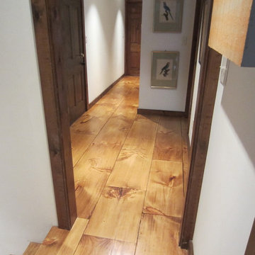 East Hampton Wide Plank Eastern White Pine installation and refinishing