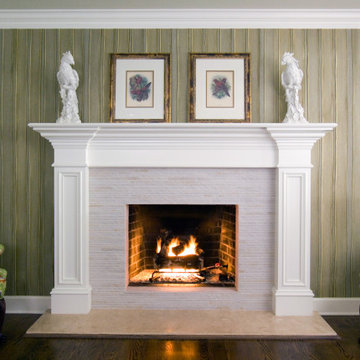 Classic Fireplace in Savannah Home