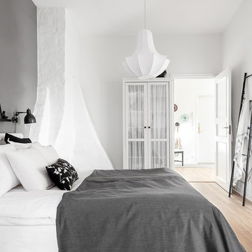 Inredning av modern loftvåning i Göteborg