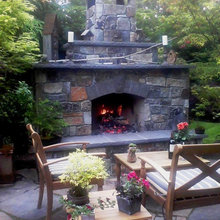 outside