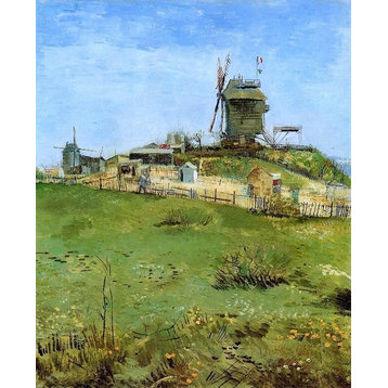 Vincent Van Gogh Le Moulin de la Gallet Canvas Print