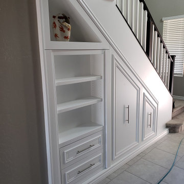 Under Stair Storage Remodel