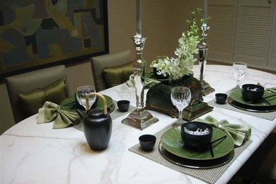 Example of a trendy dining room design in San Francisco