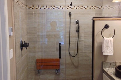 Pocono, PA bath tile project
