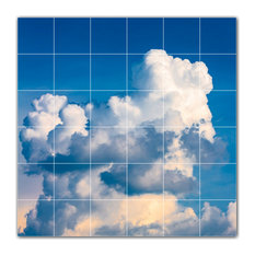 Clouds Ceramic Tile Wall Mural HZ500390-66S. 25.5" x 25.5"