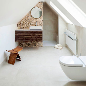 Nature inspired attic apartment